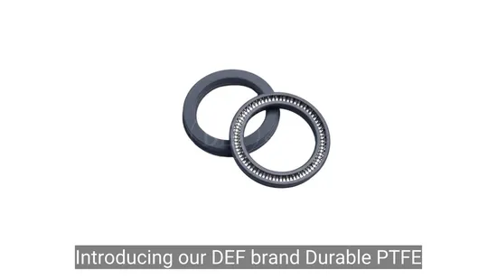 PTFE Filled with Carbon Spring Energized Seals Piston Seals Rod Seal 