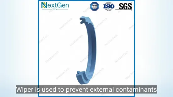 PU Dust Protecting Wiper P6 Hydraulic Cylinder Seal Single Lip Wiper Seal 