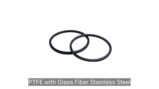 PTFE with Glass Fiber Stainless Steel Spring Energized Seal Beverage Medical Marine 