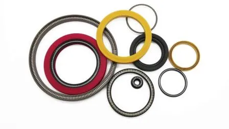 Hydraulic Mechanical Pump Valve Variseal Customized PTFE Carbon Praphite Peek Double Lip Piston Rod Rotary Oil Spring Energized Seal 